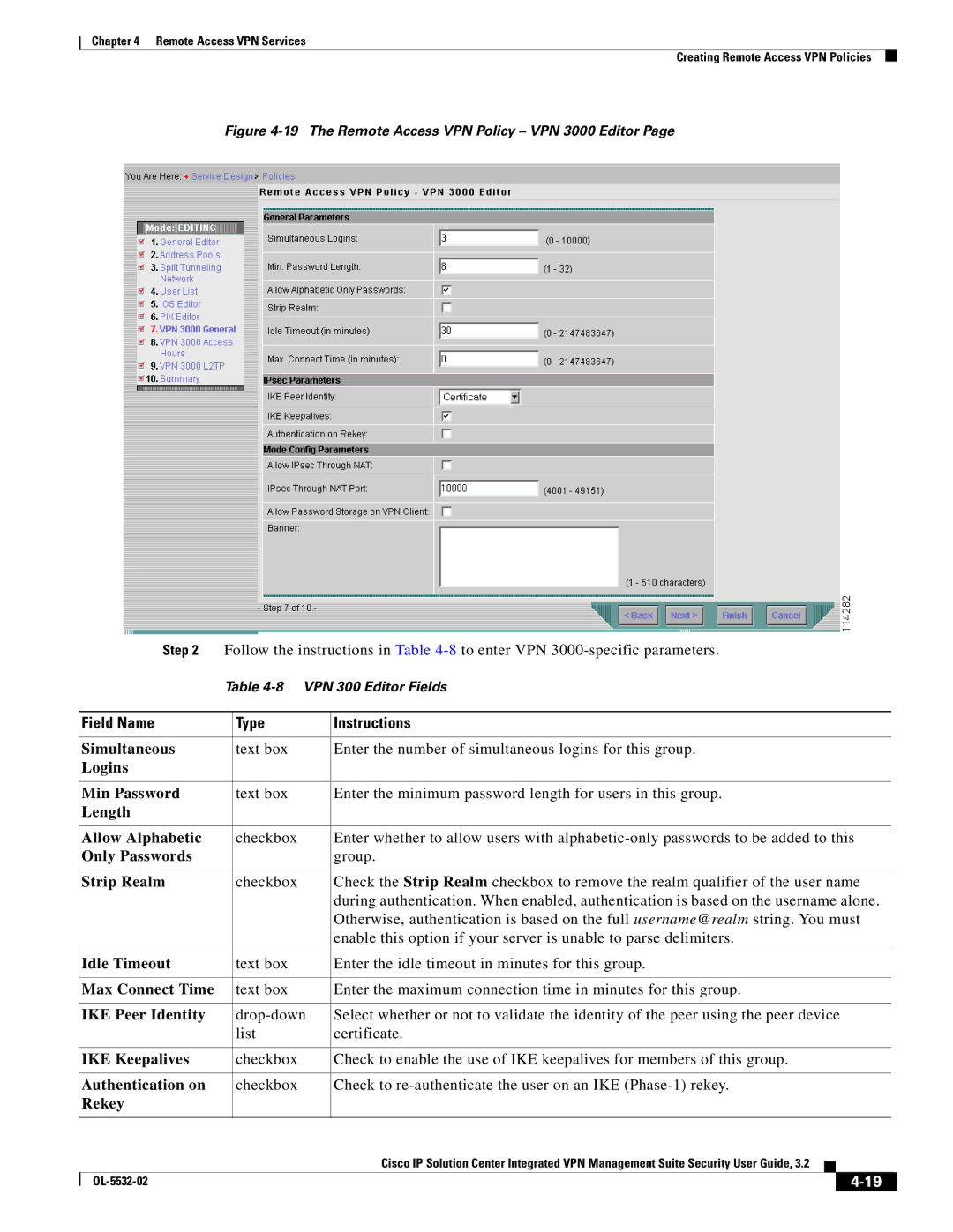 Cisco Systems OL-5532-02 Simultaneous, Logins Min Password, Length Allow Alphabetic, Only Passwords, Strip Realm, Rekey 