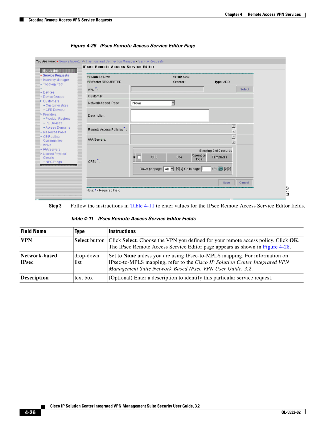 Cisco Systems OL-5532-02 manual Network-based, IPsec, Description 