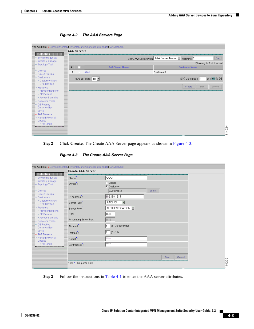 Cisco Systems OL-5532-02 manual AAA Servers 