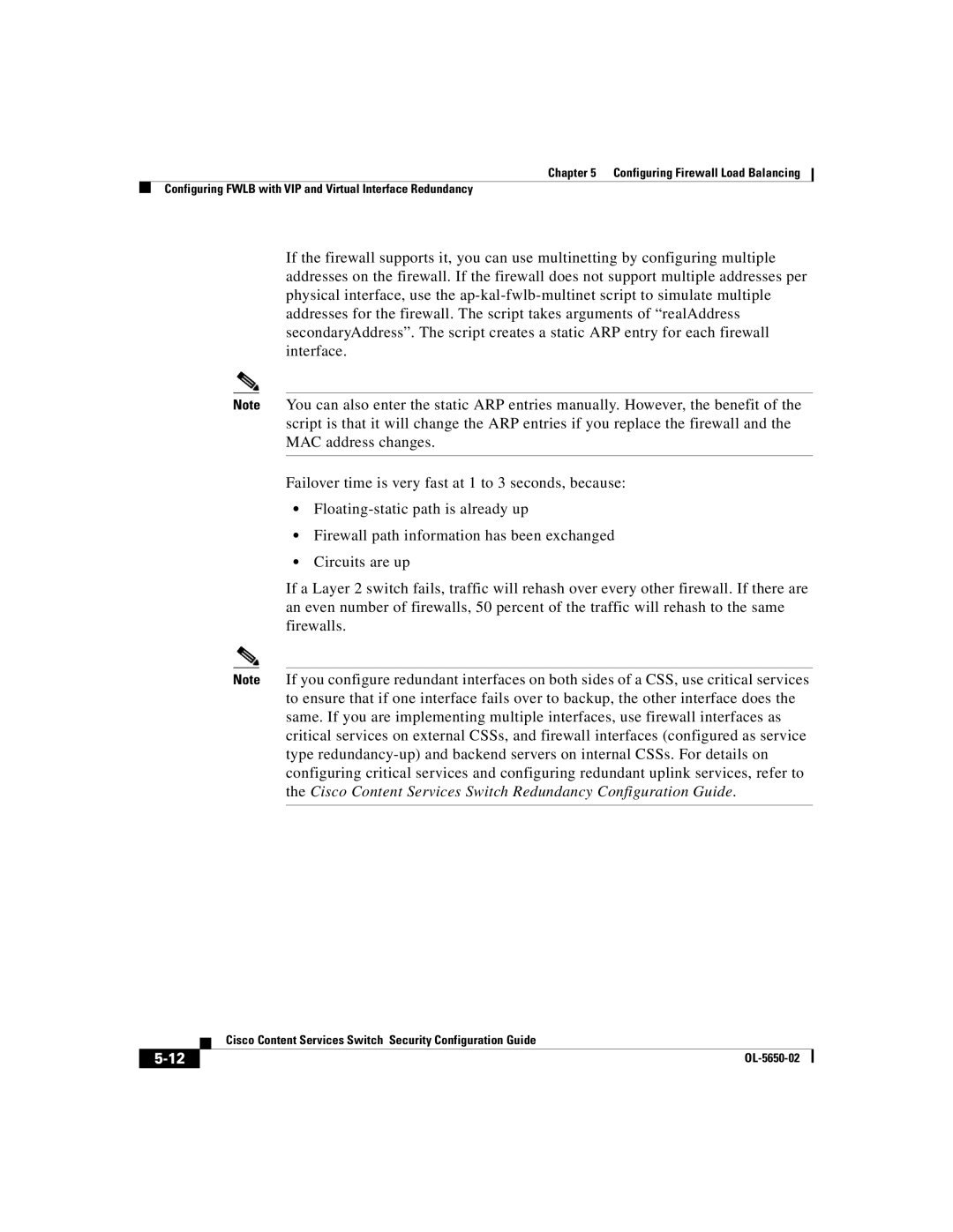 Cisco Systems OL-5650-02 manual Cisco Content Services Switch Security Configuration Guide 