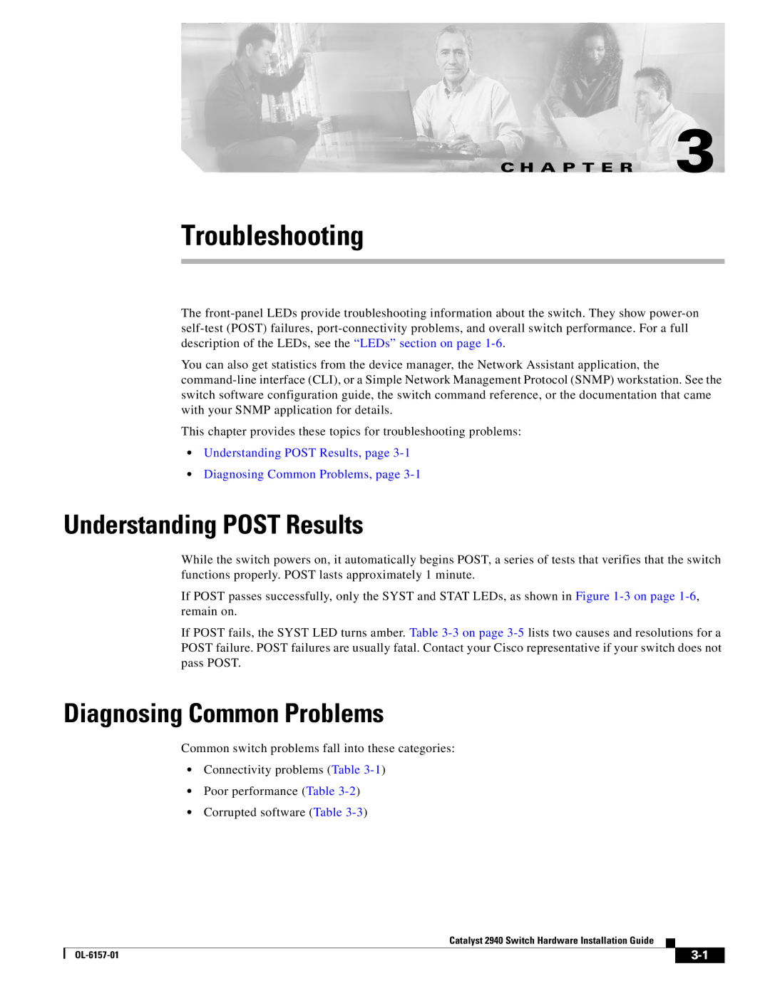 Cisco Systems OL-6157-01 manual Understanding Post Results, Diagnosing Common Problems 