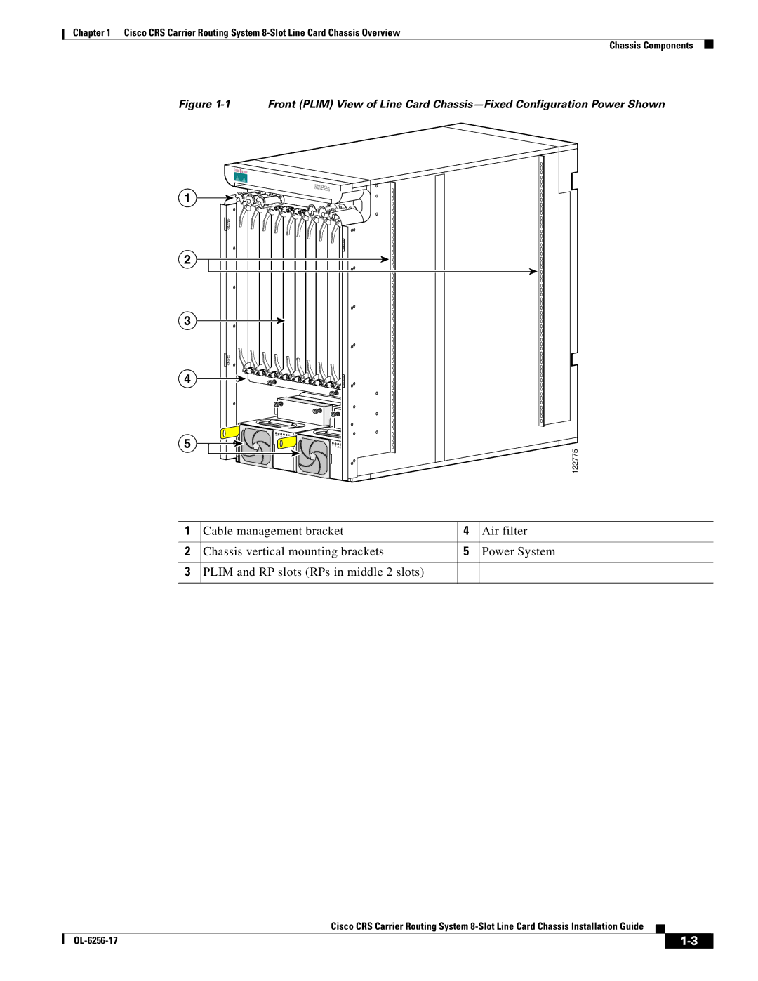 Cisco Systems OL-6256-17 manual 122775 