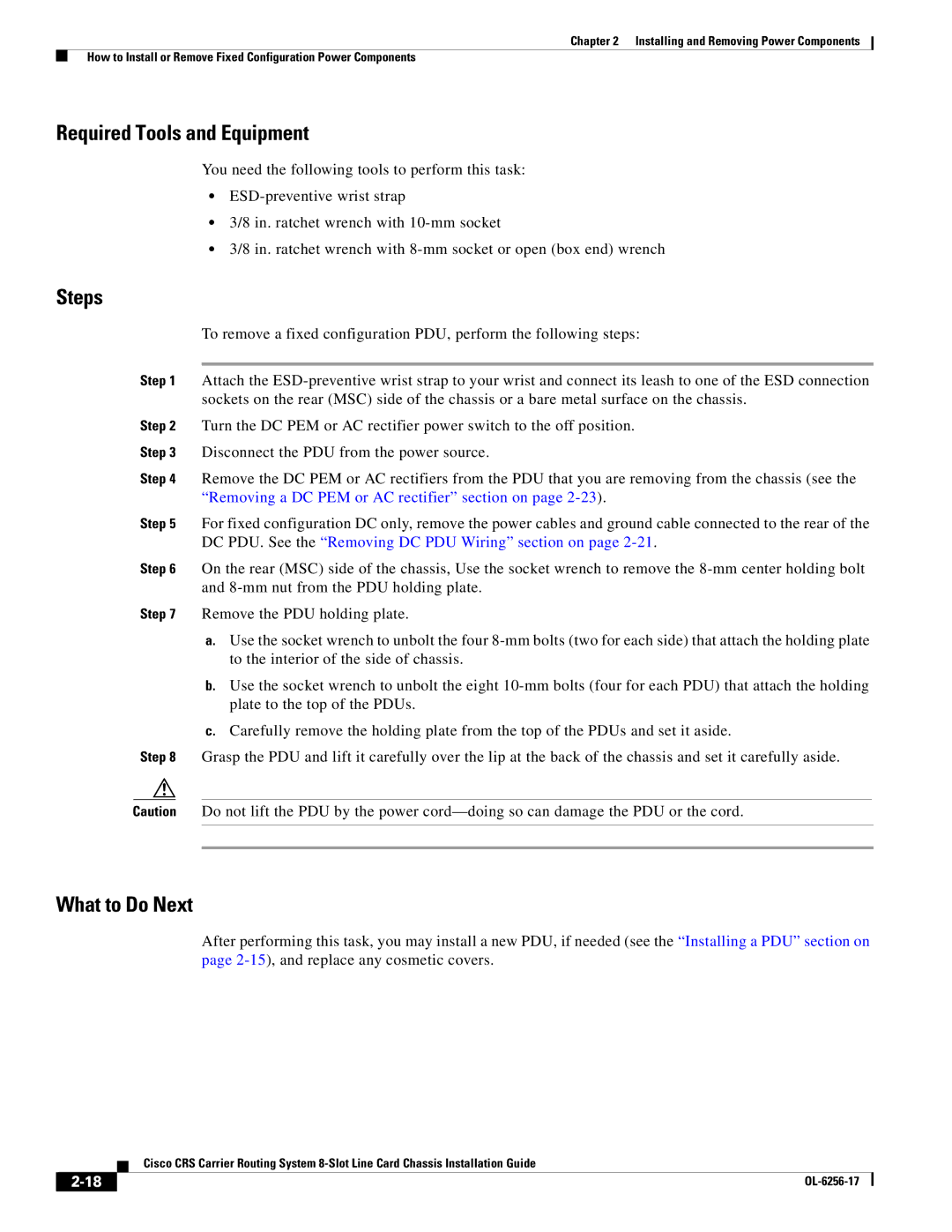 Cisco Systems OL-6256-17 manual Required Tools and Equipment 