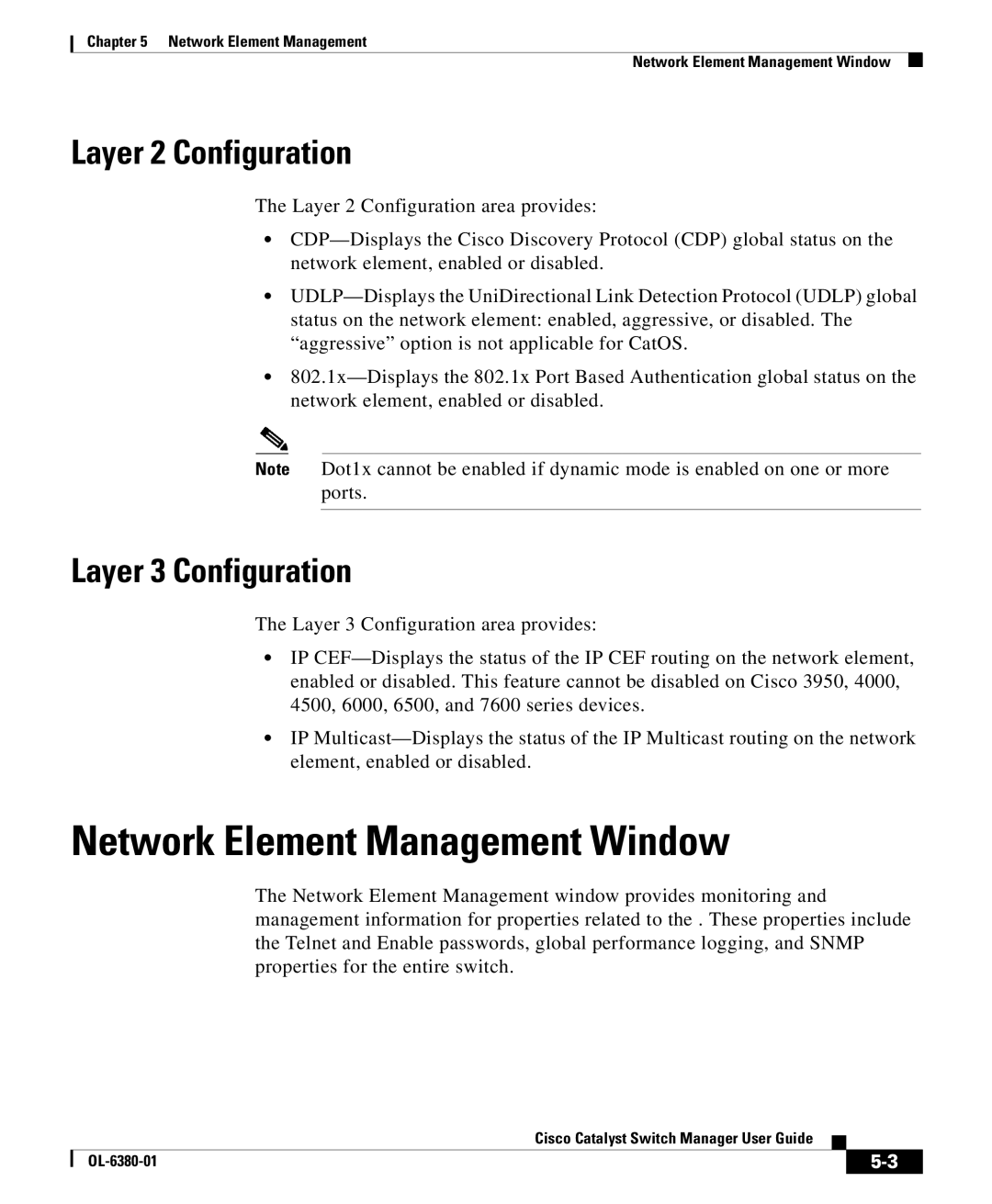 Cisco Systems OL-6380-01 manual Layer 2 Configuration, Layer 3 Configuration 