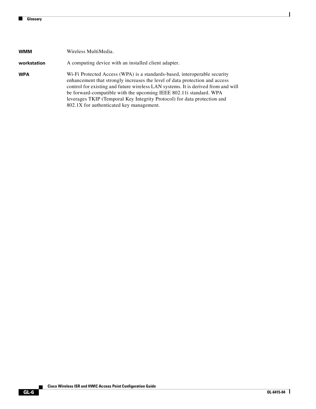 Cisco Systems OL-6415-04 manual Wireless MultiMedia, Computing device with an installed client adapter 