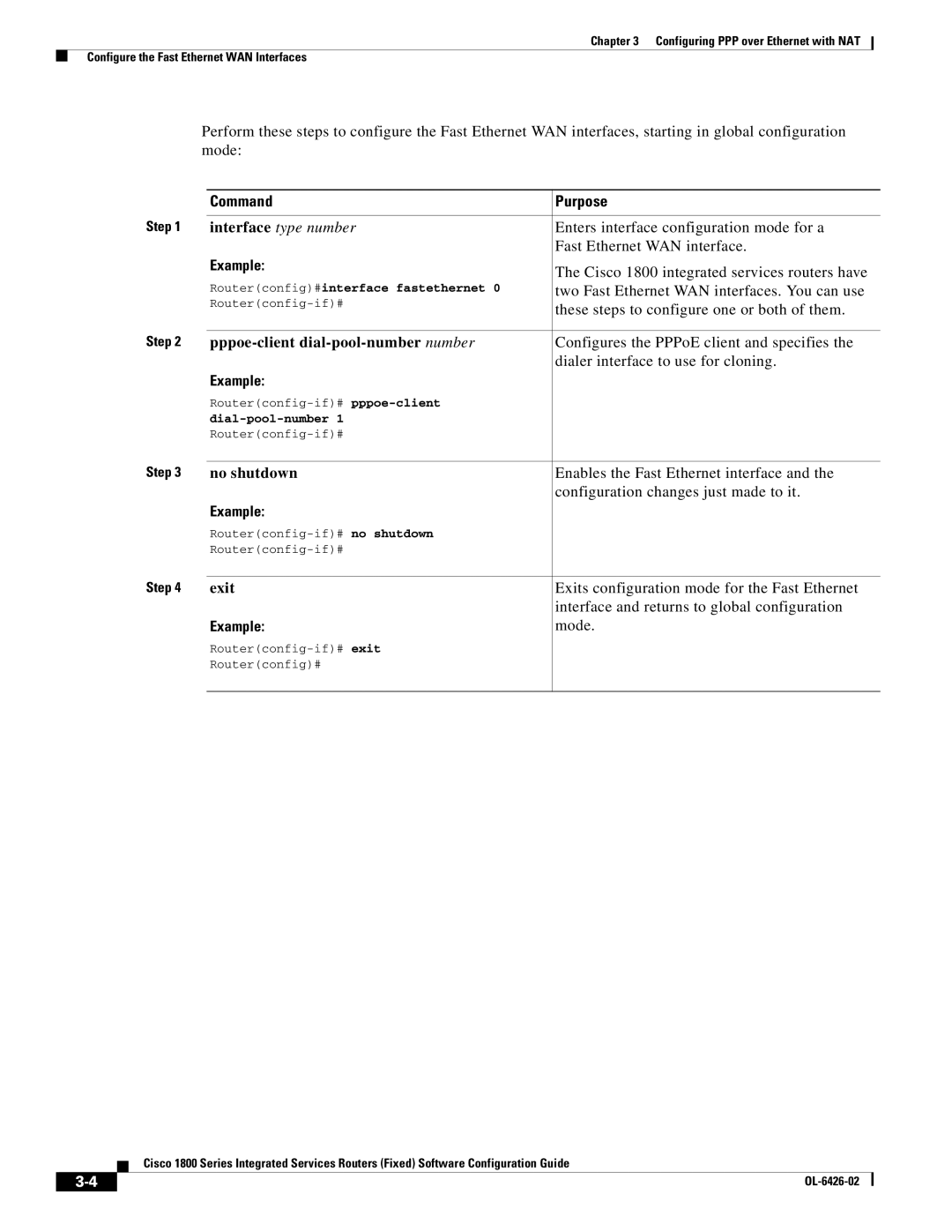 Cisco Systems OL-6426-02 manual Cisco 1800 integrated services routers have, Two Fast Ethernet WAN interfaces. You can use 