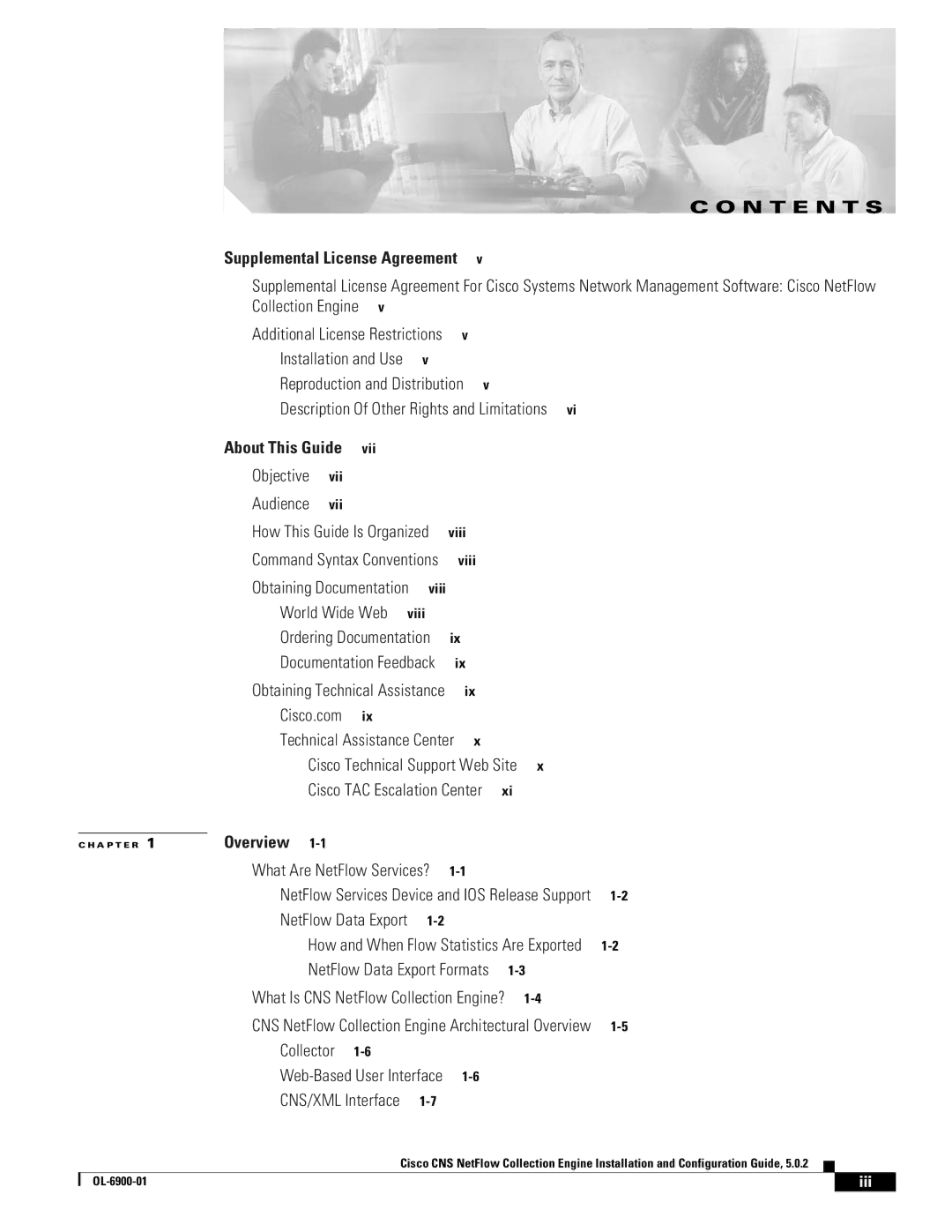 Cisco Systems OL-6900-01 manual N T E N T S 