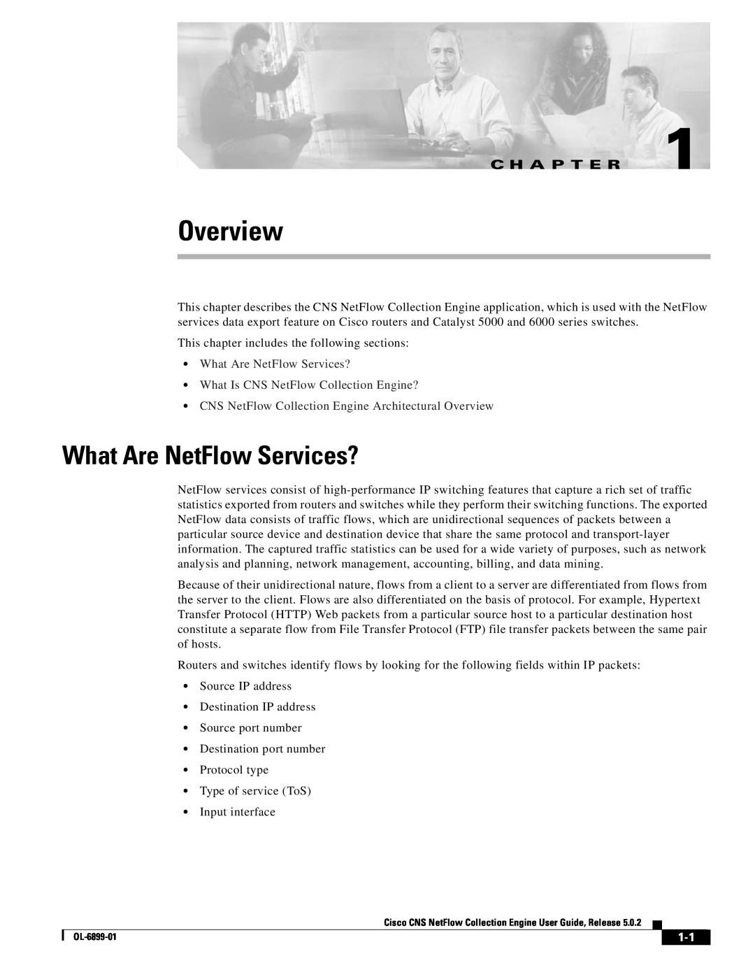 Cisco Systems OL-6900-01 manual Overview, What Are NetFlow Services?, C H A P T E R 