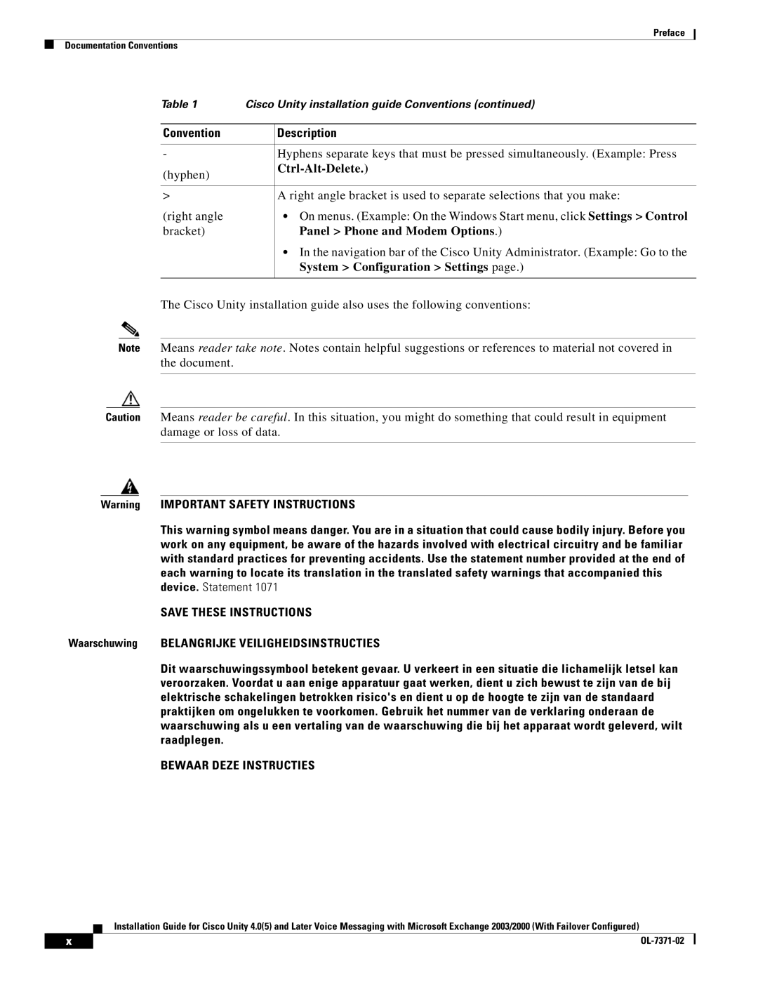 Cisco Systems OL-7371-02 manual Ctrl-Alt-Delete, Panel Phone and Modem Options, System Configuration Settings 