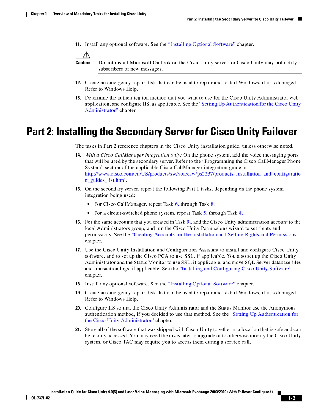 Cisco Systems OL-7371-02 manual 