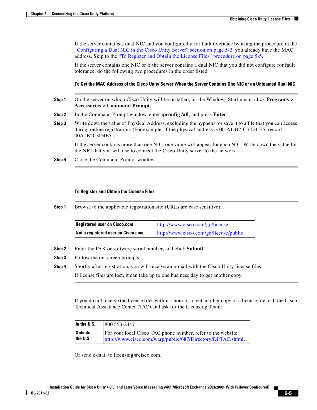 Cisco Systems OL-7371-02 manual Enter the PAK or software serial number, and click Submit 