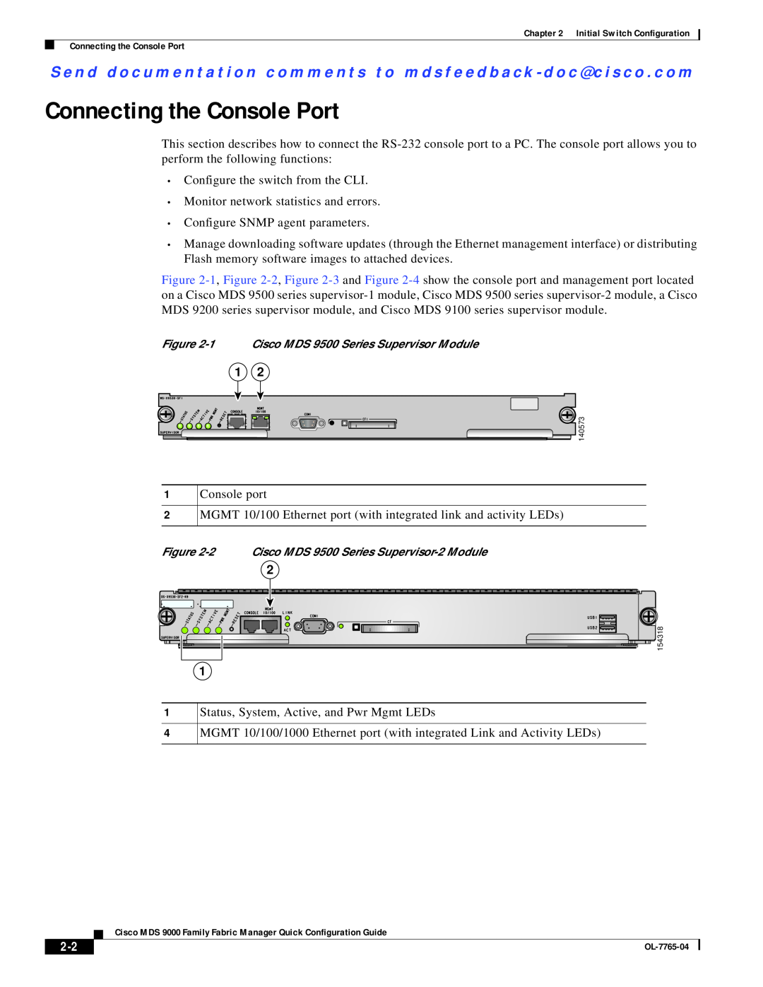 Cisco Systems OL-7765-04 manual Connecting the Console Port 