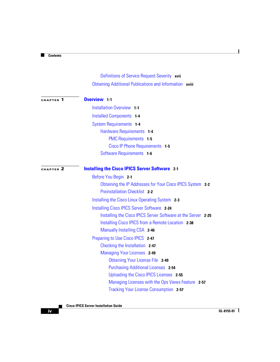 Cisco Systems OL-8155-01 manual Managing Licenses with the Ops Views Feature 