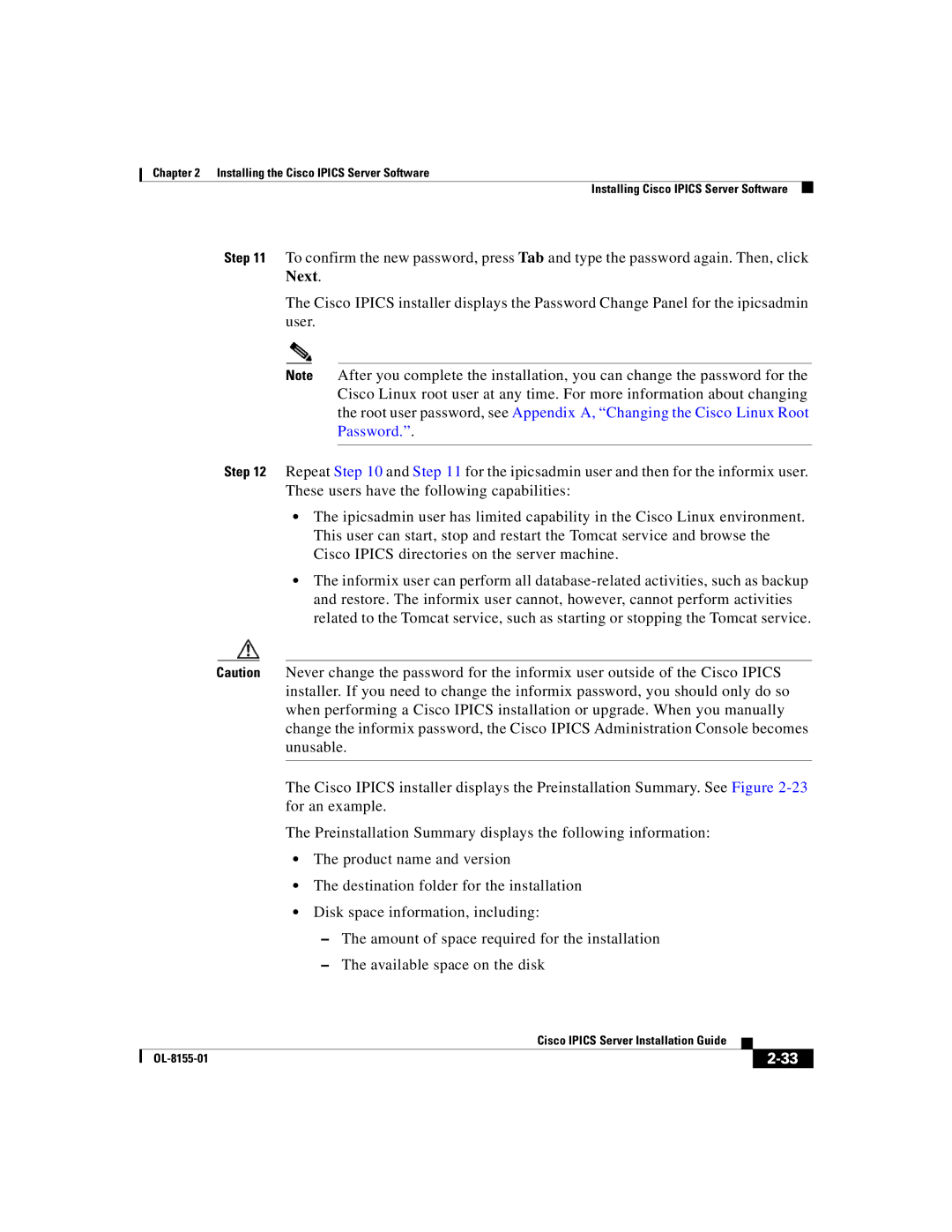 Cisco Systems OL-8155-01 manual 