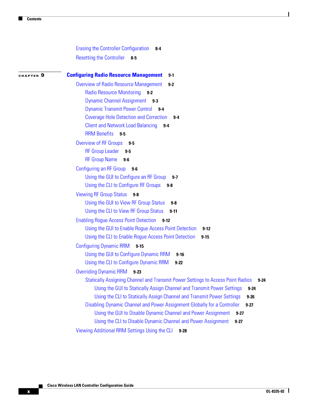 Cisco Systems OL-8335-02 manual Radio Resource Monitoring 