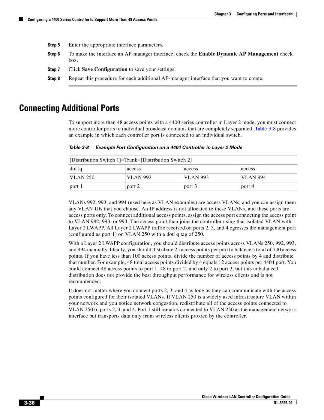 Cisco Systems OL-8335-02 manual Connecting Additional Ports 