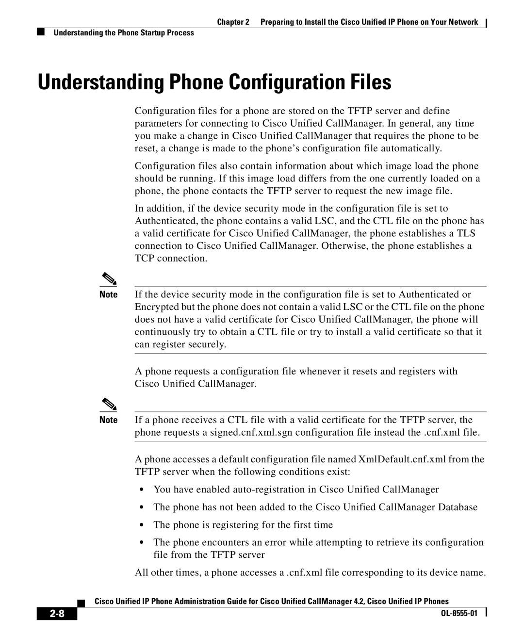 Cisco Systems OL-8555-01 manual Understanding Phone Configuration Files 