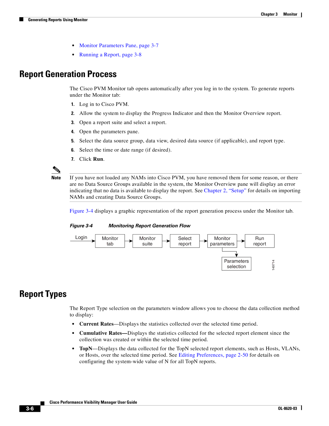 Cisco Systems OL-8620-03 appendix Report Generation Process, Report Types 