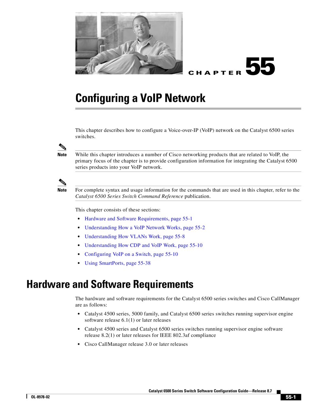 Cisco Systems OL-8978-02 manual A P T E R, 55-1 