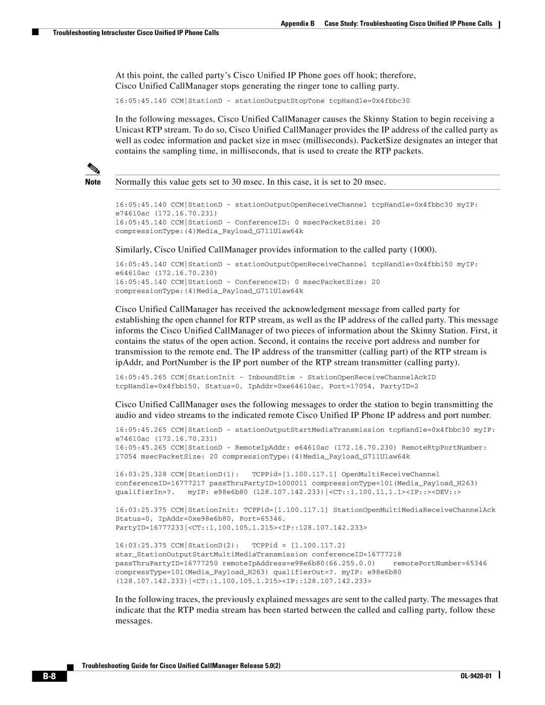Cisco Systems OL-9420-01 appendix CCMStationD stationOutputStopTone tcpHandle=0x4fbbc30 