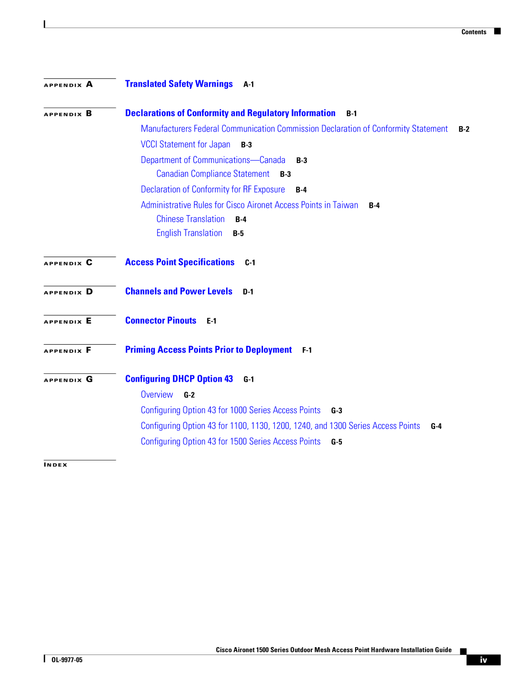 Cisco Systems OL-9977-05 manual English Translation B-5 