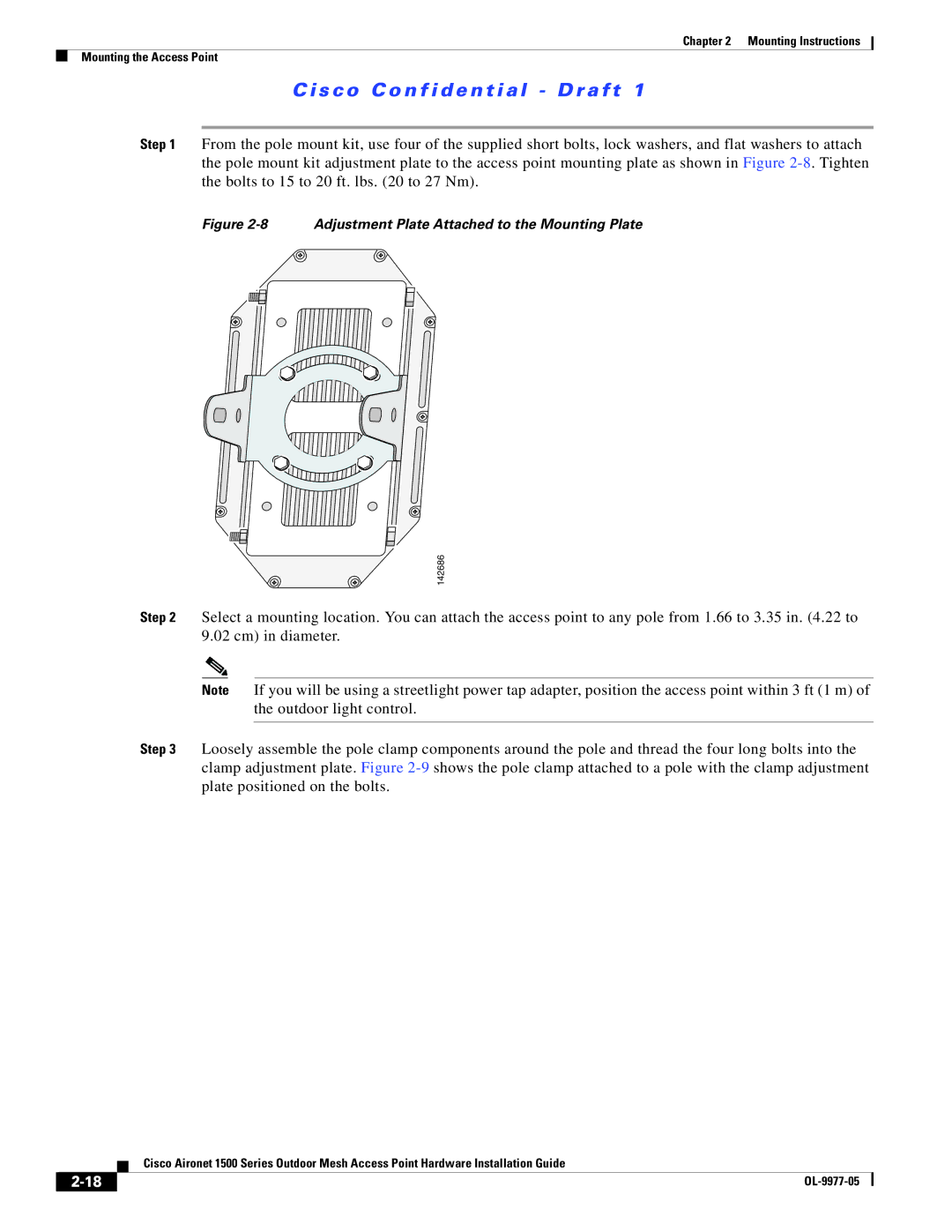 Cisco Systems OL-9977-05 manual Adjustment Plate Attached to the Mounting Plate 