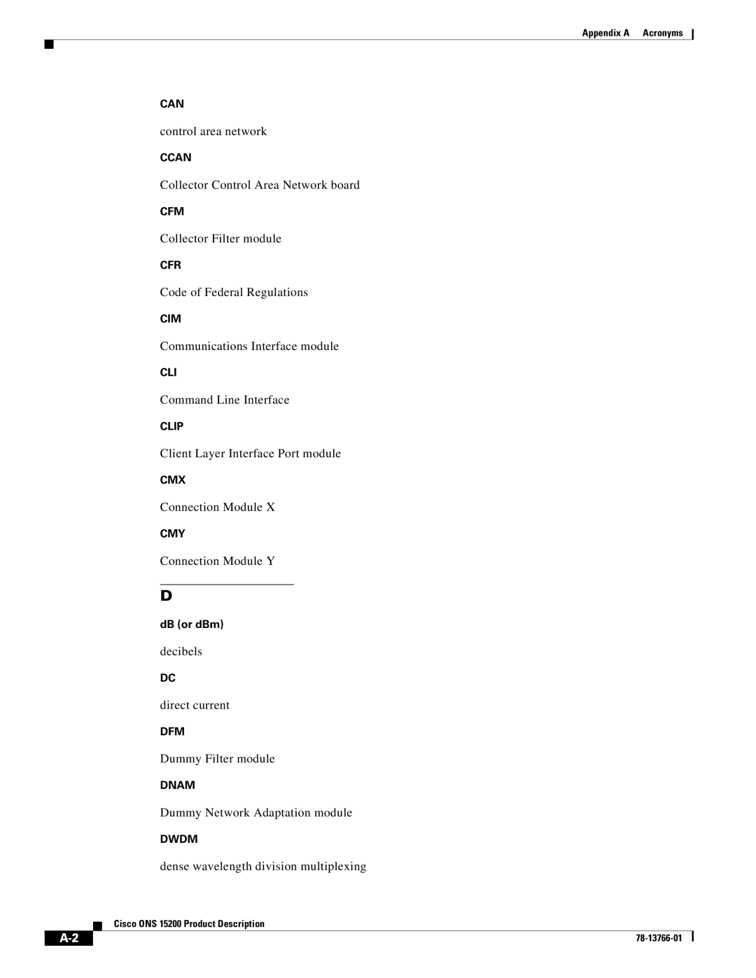 Cisco Systems ONS 15200 manual Control area network 