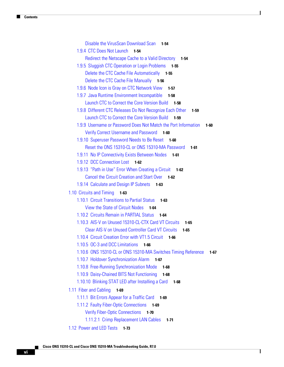 Cisco Systems ONS 15310-CL, ONS 15310-MA manual 10.1 