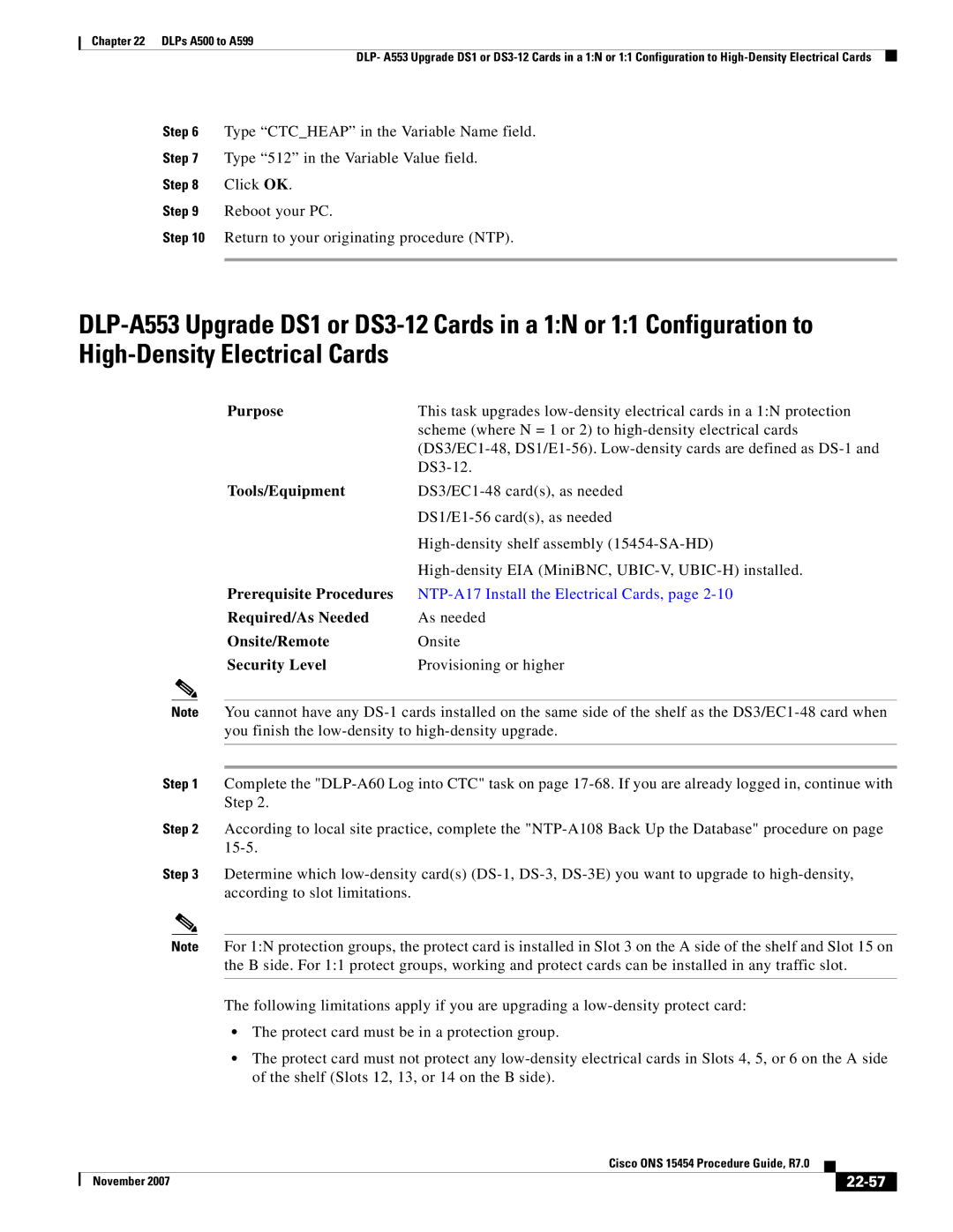 Cisco Systems ONS 15454 manual 22-57 