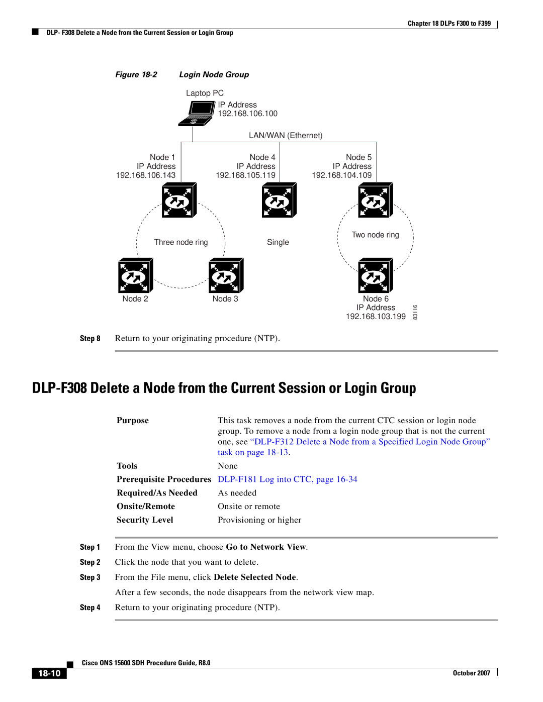 Cisco Systems ONS 15600 SDH manual Tools, 18-10 