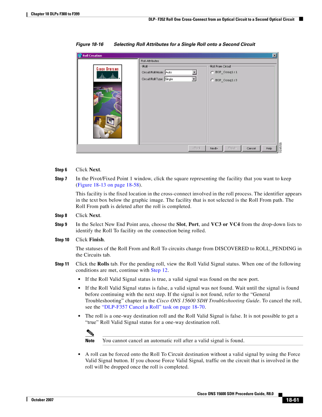 Cisco Systems ONS 15600 SDH manual 18-61 