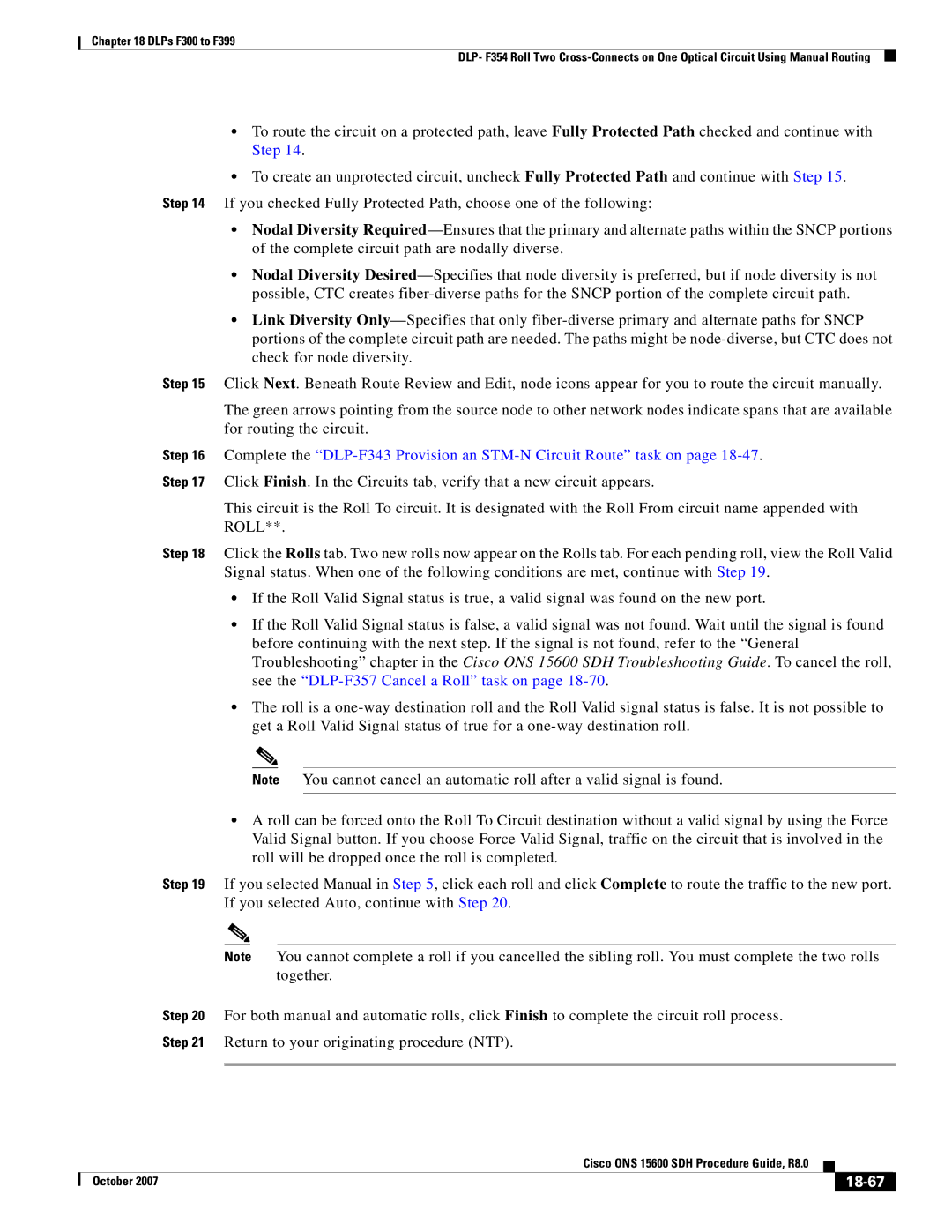 Cisco Systems ONS 15600 SDH manual 18-67 