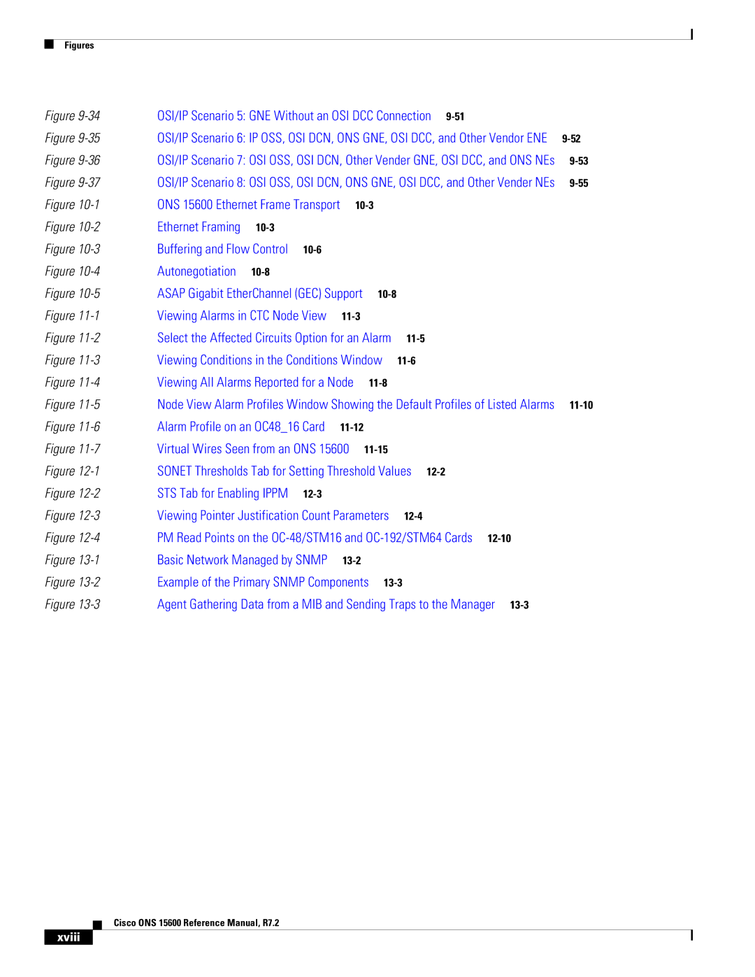 Cisco Systems ONS 15600 manual OSI/IP Scenario 5 GNE Without an OSI DCC Connection, Xviii 