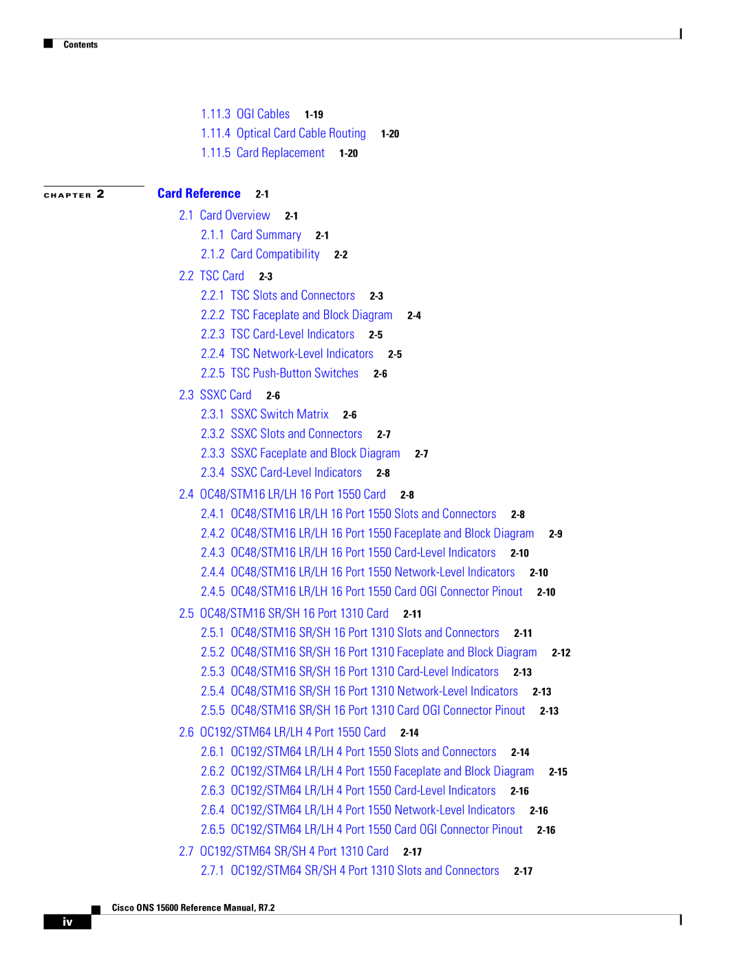 Cisco Systems ONS 15600 manual TSC Network-Level Indicators 