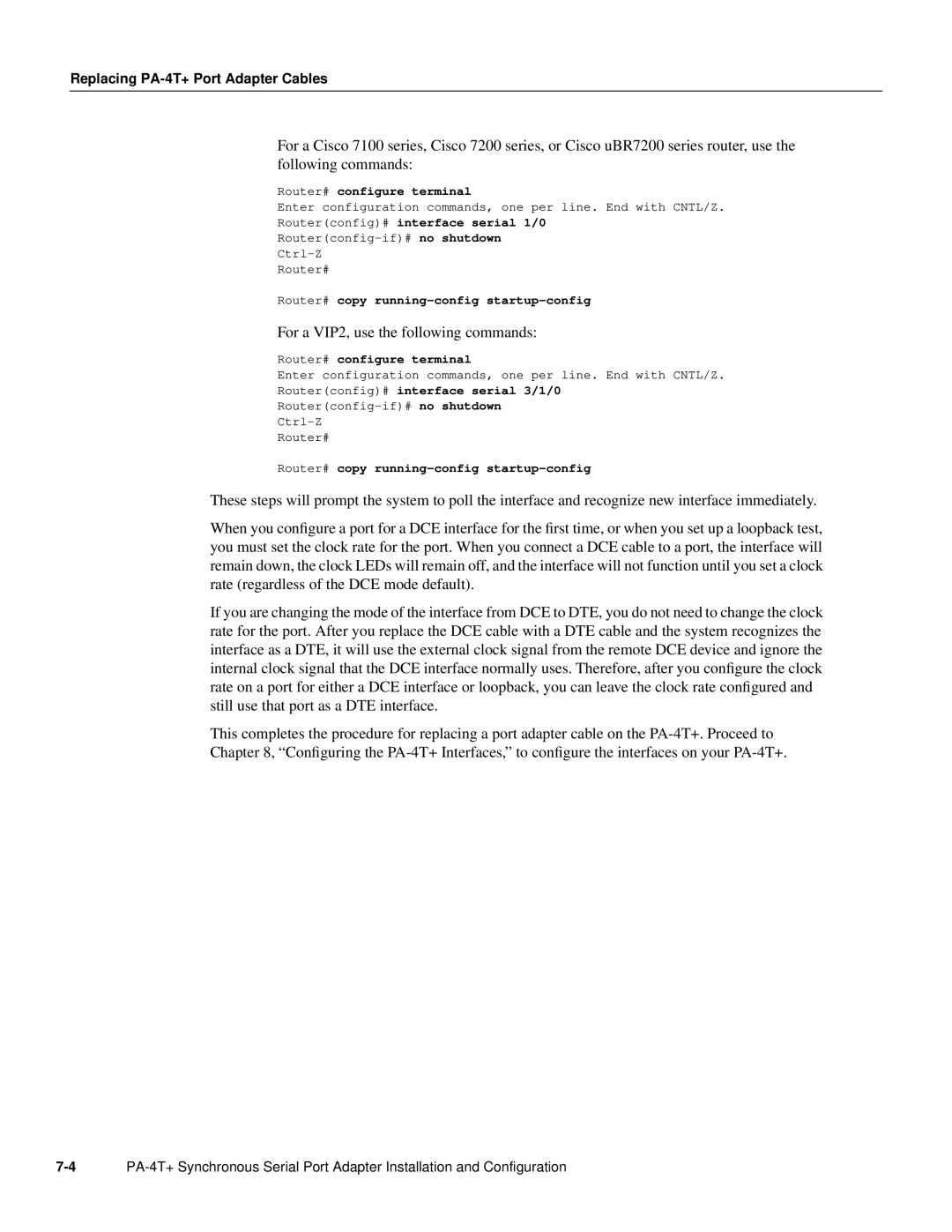 Cisco Systems PA-4T manual 
