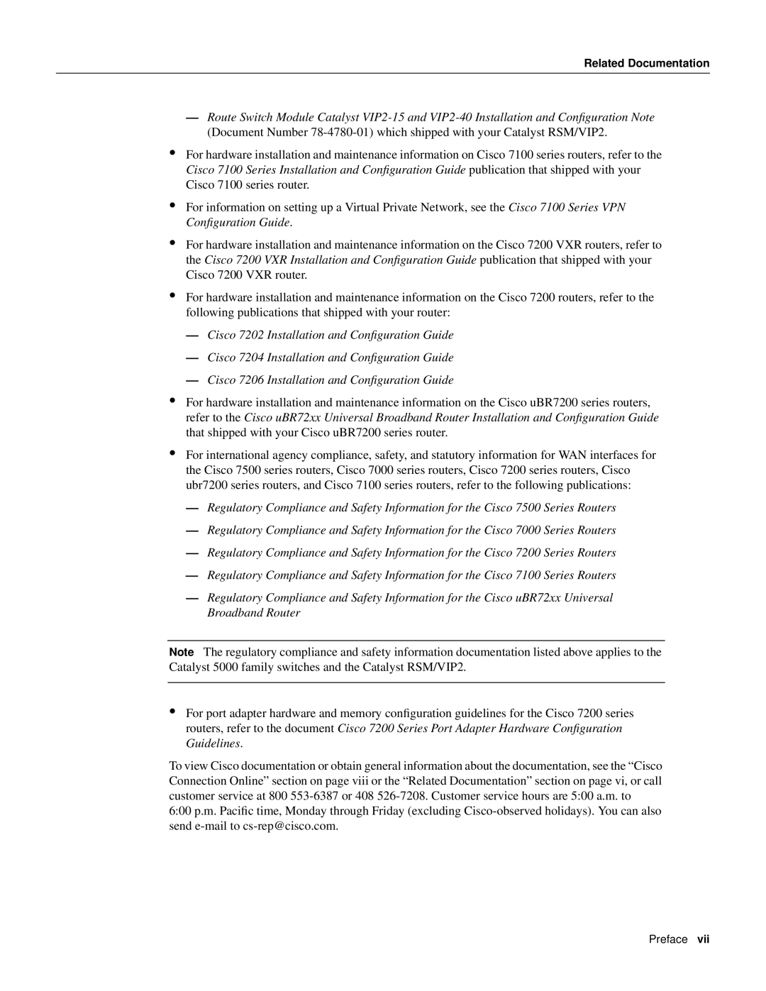 Cisco Systems PA-2E3, PA-E3 manual Related Documentation 