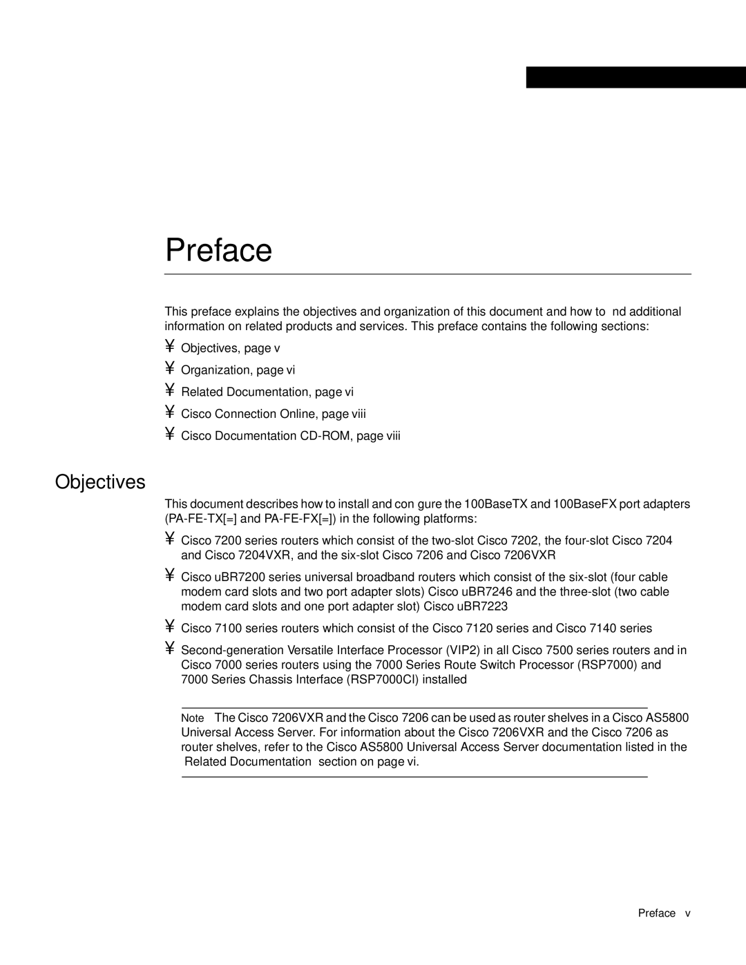 Cisco Systems PA-FE-FX, PA-FE-TX manual Preface, Objectives 