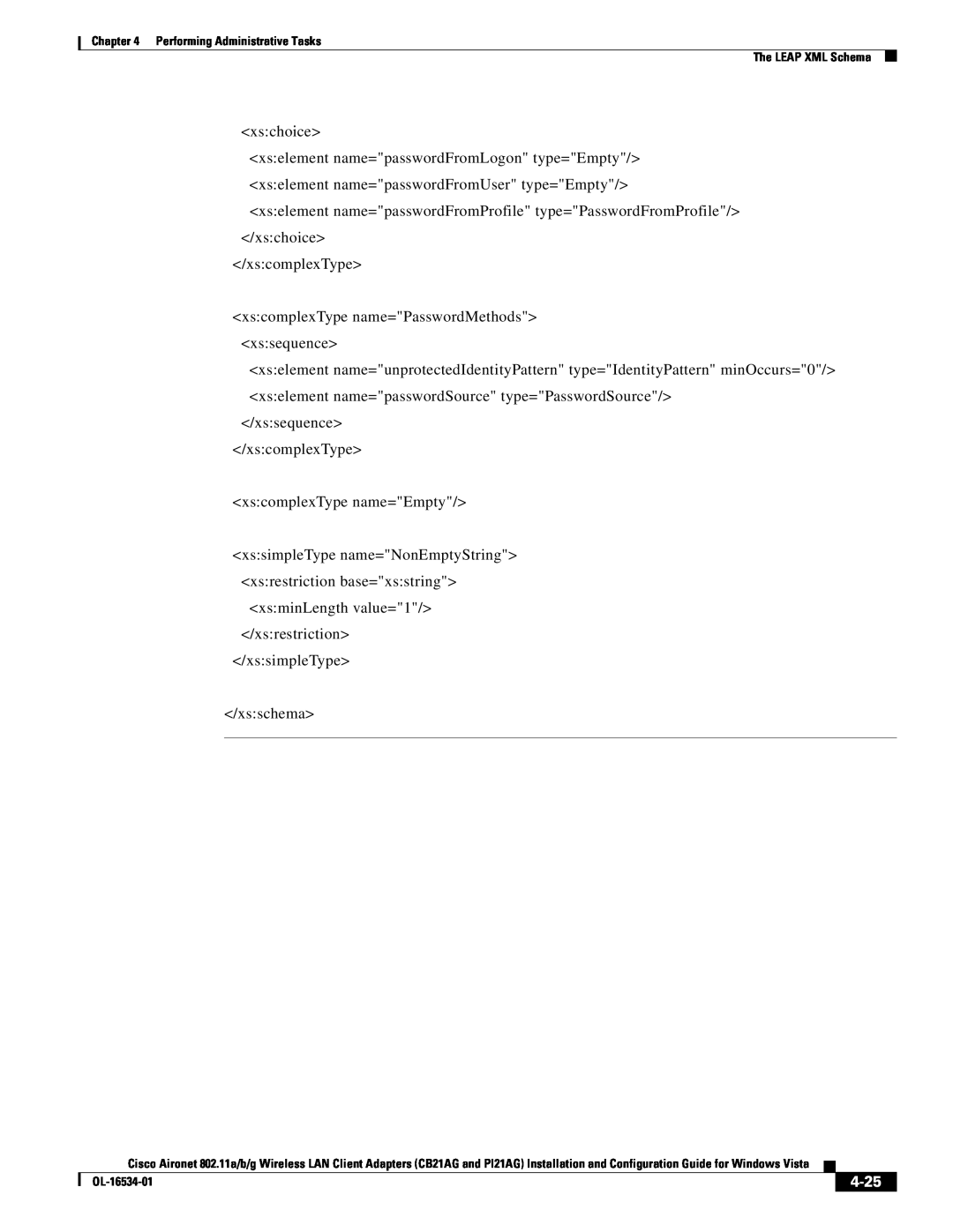 Cisco Systems CB21AG, PI21AG manual 4-25, xschoice 