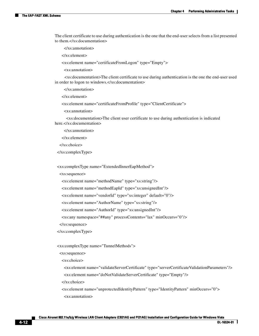 Cisco Systems PI21AG, CB21AG manual 4-12, xsannotation xselement 