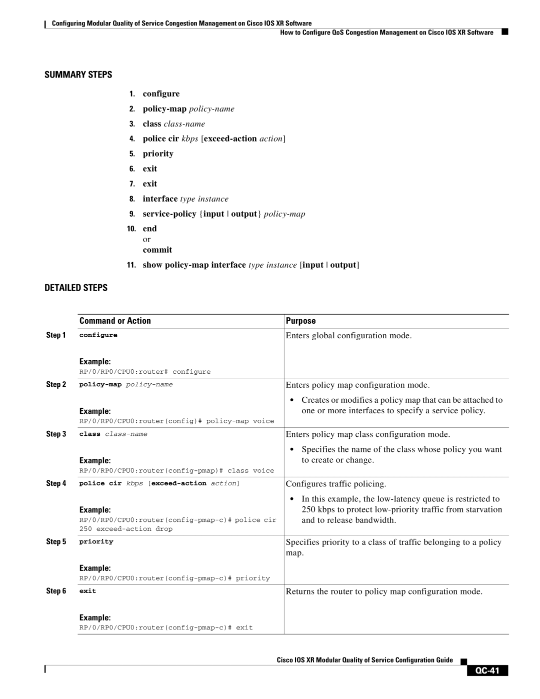 Cisco Systems QC-29 manual QC-41 