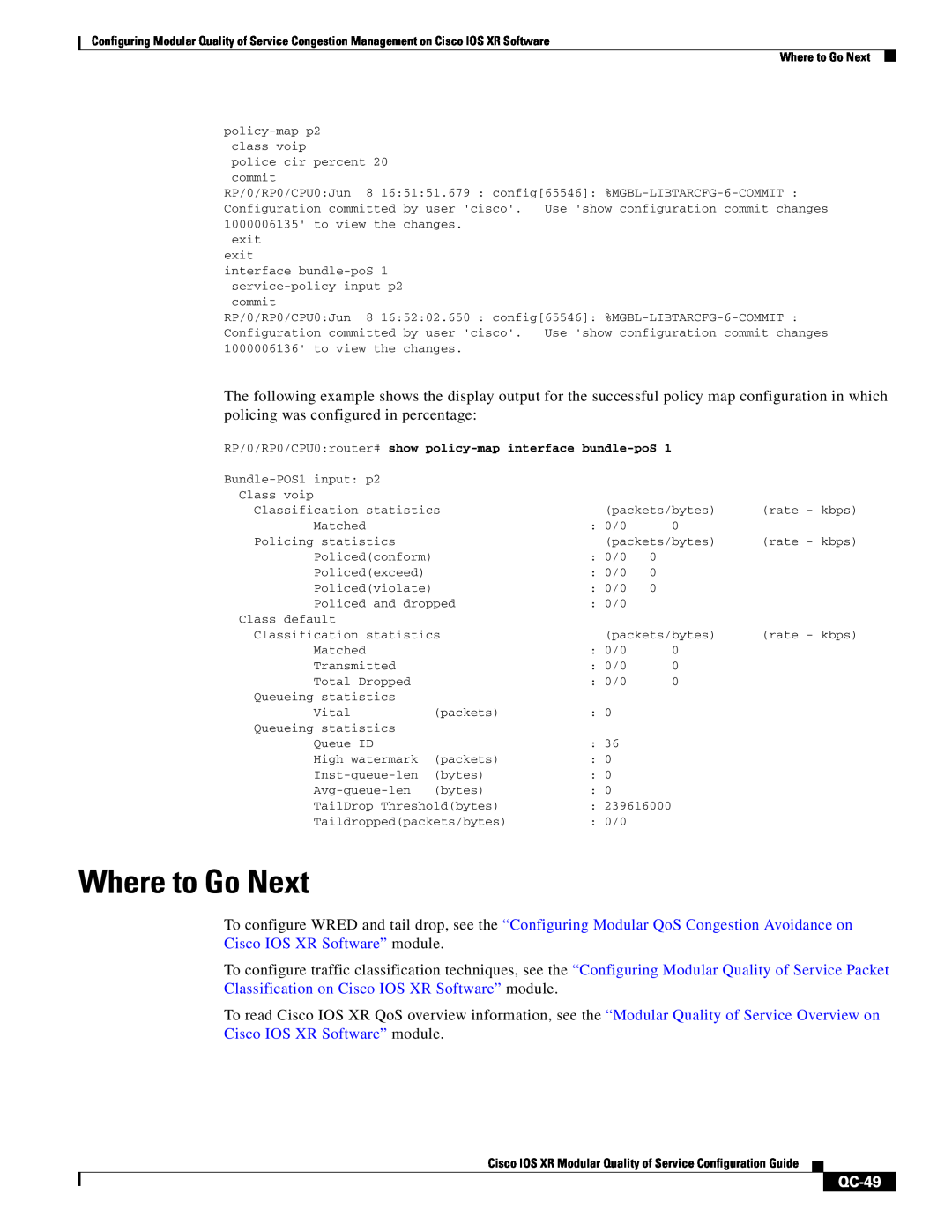 Cisco Systems QC-29 manual Where to Go Next, QC-49 