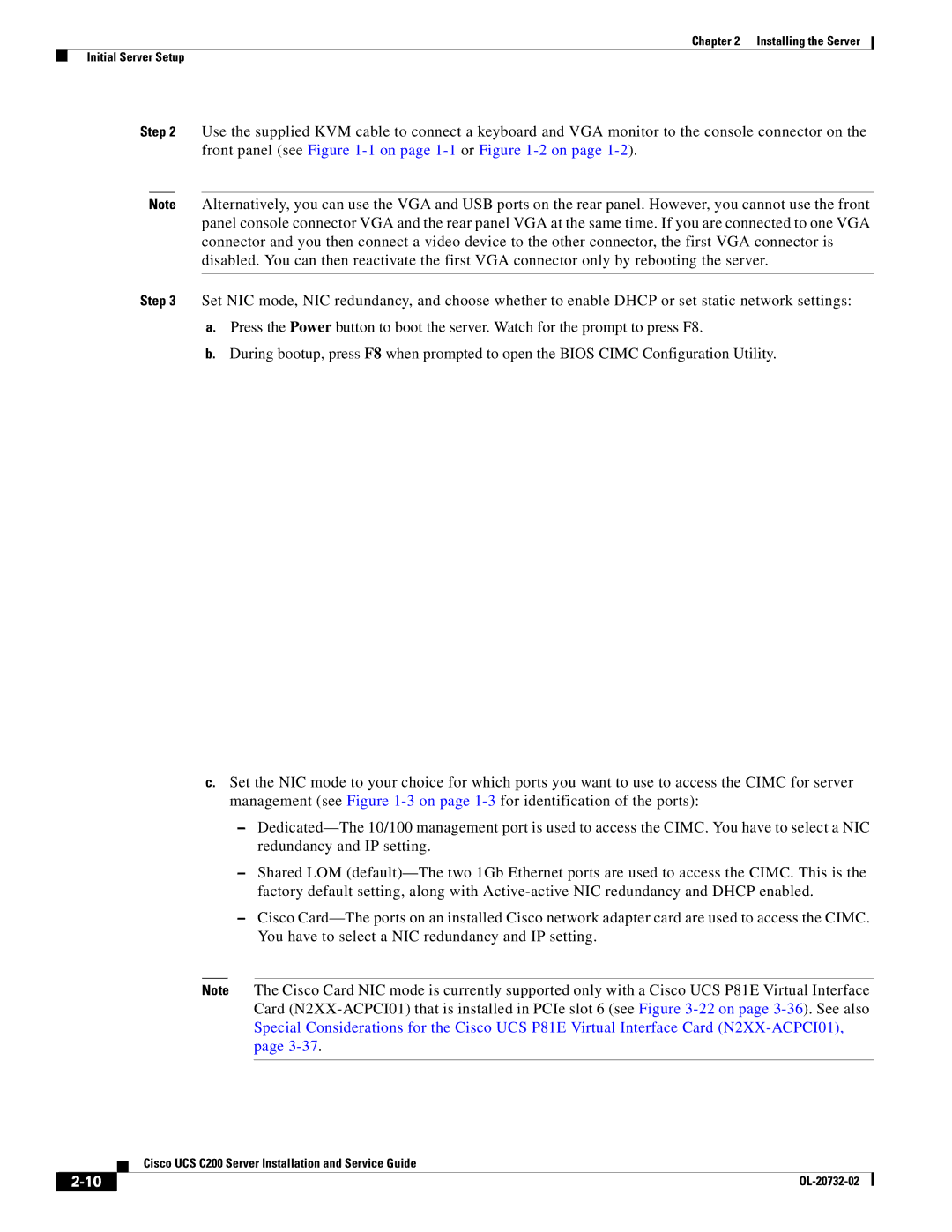 Cisco Systems R2001120402, UCS C200 M1 manual OL-20732-02 