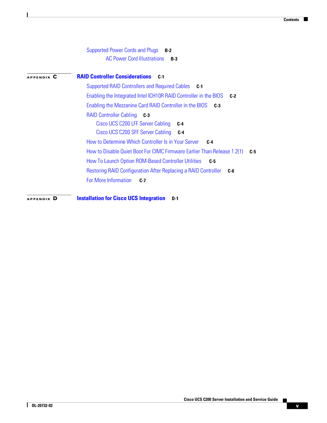 Cisco Systems R2001120402, UCS C200 M1 manual AC Power Cord Illustrations 