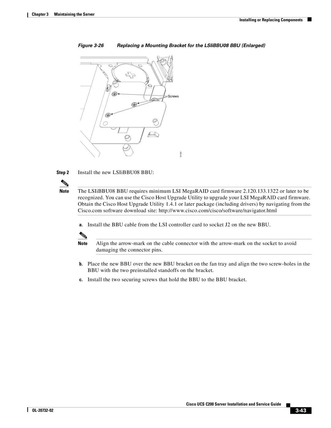 Cisco Systems R2001120402, UCS C200 M1 manual Screws 