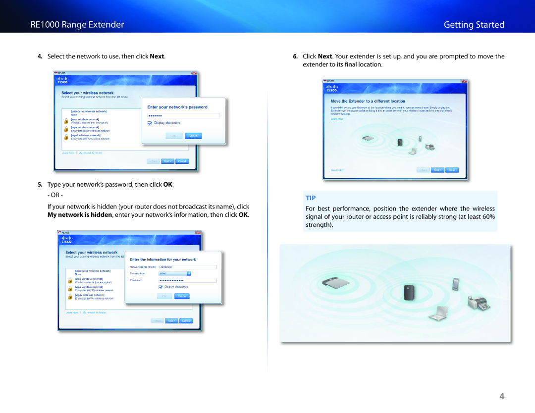 Cisco Systems RE1000 manual Tip 