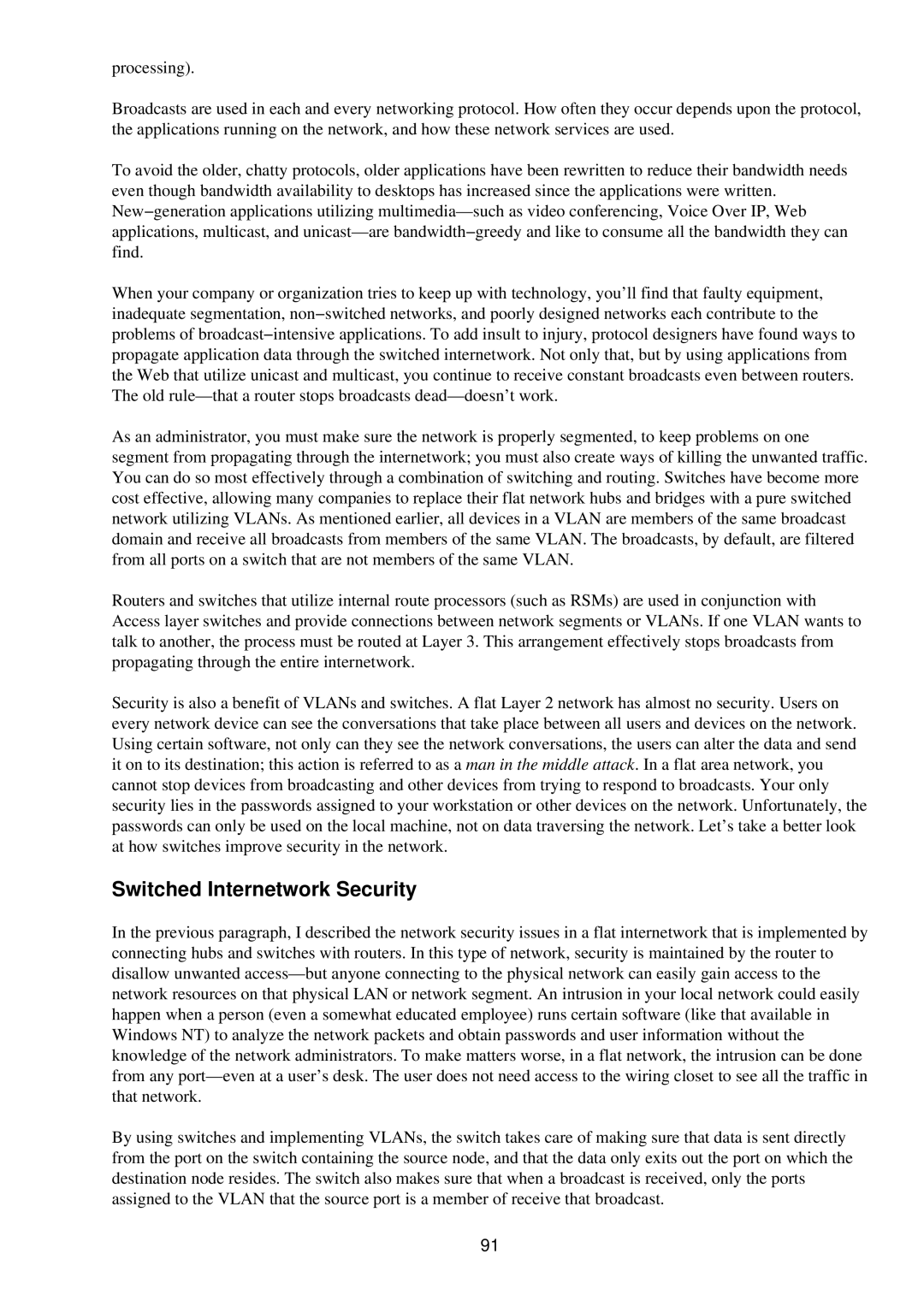 Cisco Systems RJ-45-to-AUX manual Switched Internetwork Security 