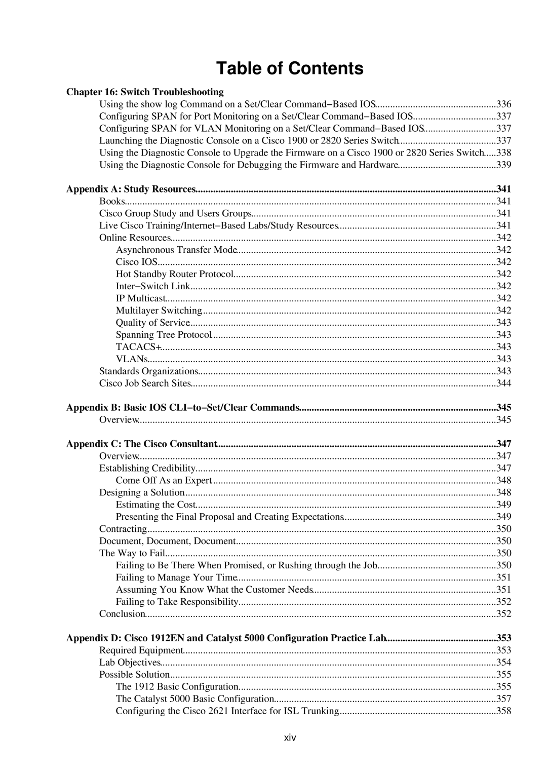 Cisco Systems RJ-45-to-AUX manual 341, 345, 347, Xiv 