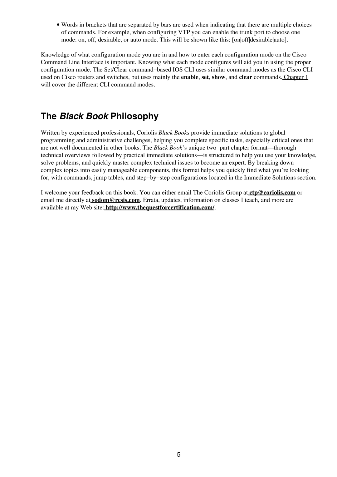 Cisco Systems RJ-45-to-AUX manual Black Book Philosophy 