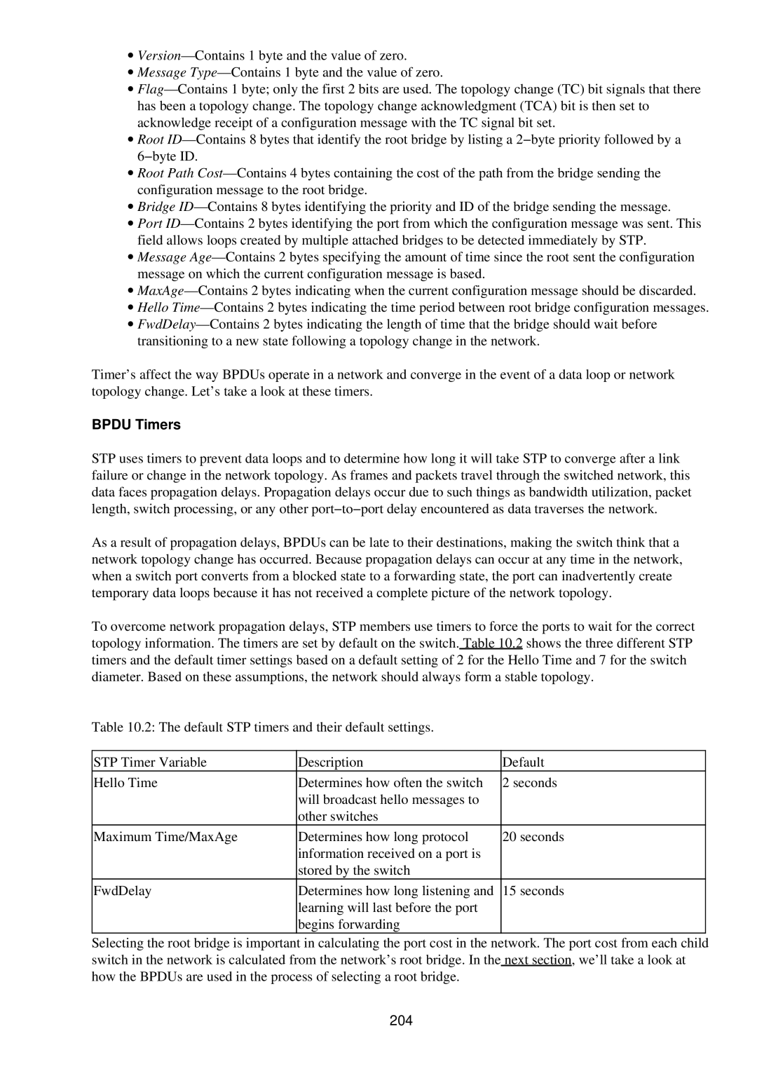 Cisco Systems RJ-45-to-AUX manual Bpdu Timers, 204 