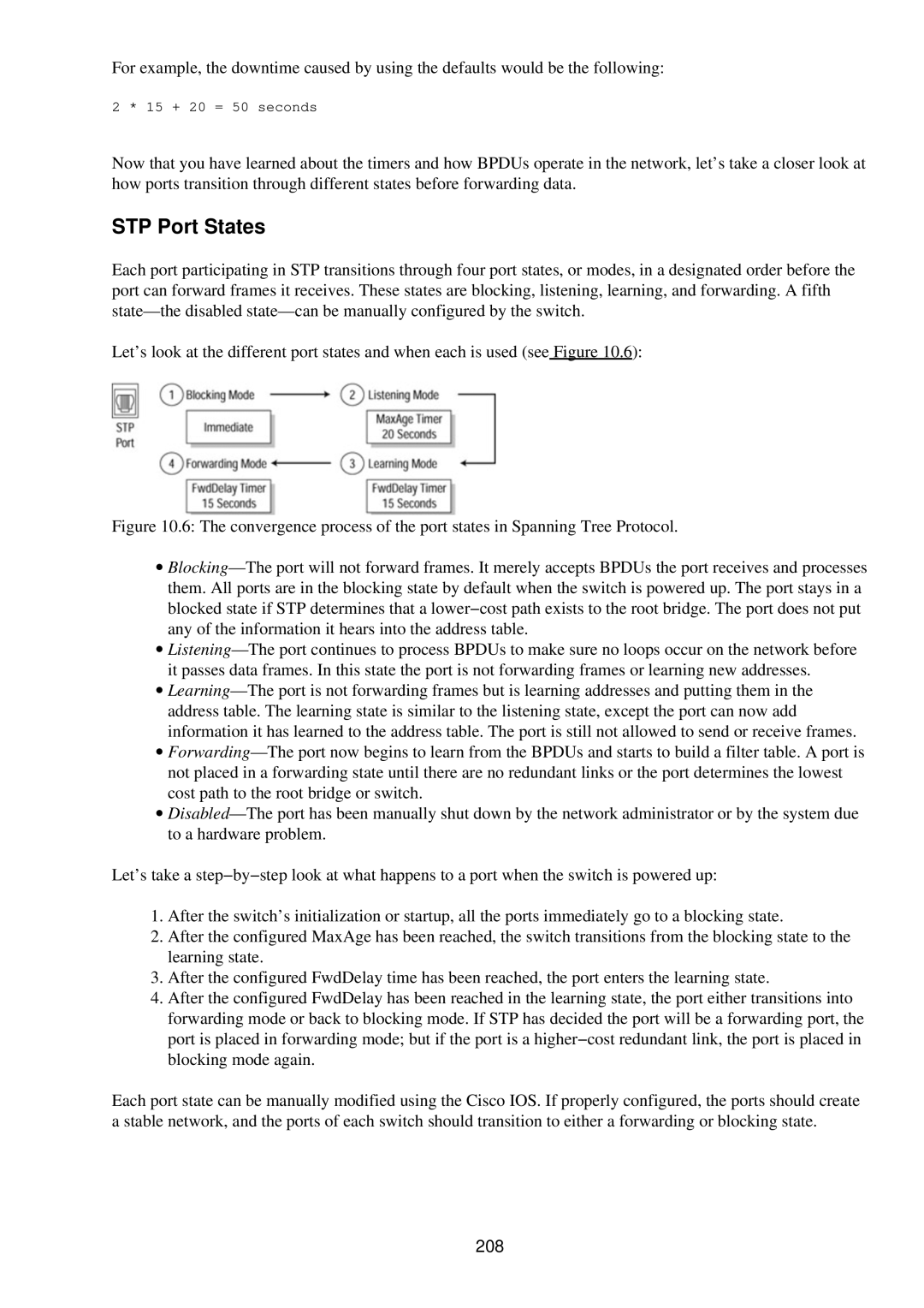 Cisco Systems RJ-45-to-AUX manual STP Port States, 208 